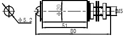 DS-36電阻外（wài）形（xíng）安裝尺寸