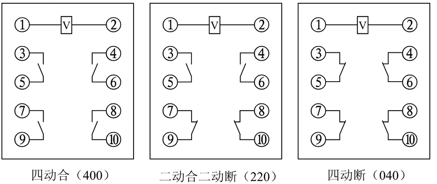 DZ-62/22內部接（jiē）線圖
