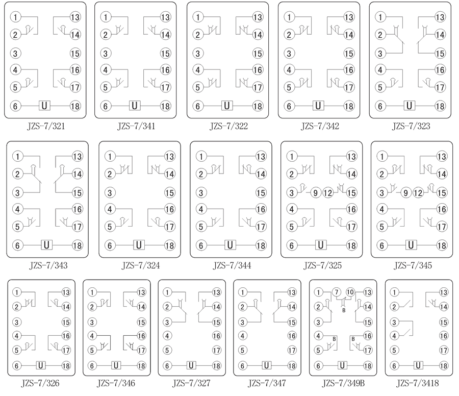JZS-7/321內部接線圖（tú）