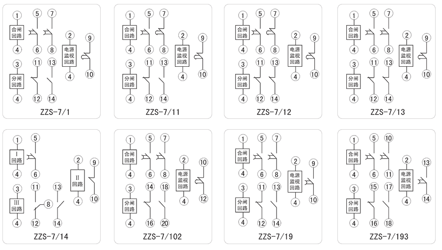 ZZS-7/11內（nèi）部接線圖