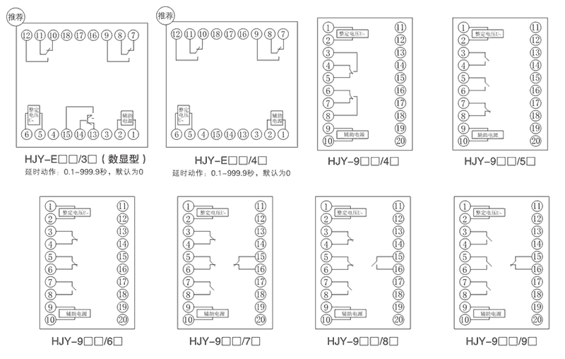 HJY-91B/6J內部接線圖