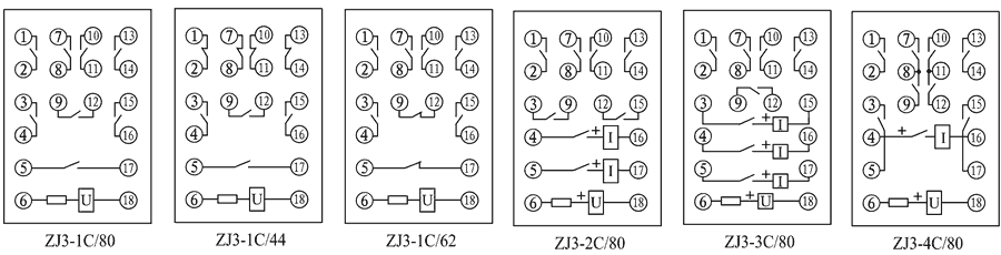 ZJ3-1C/80內部接線圖