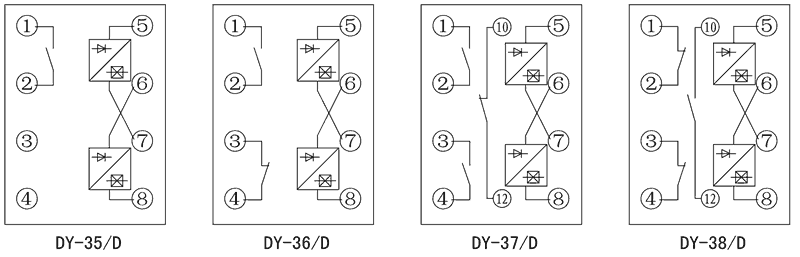 DY-36/D內（nèi）部接線圖