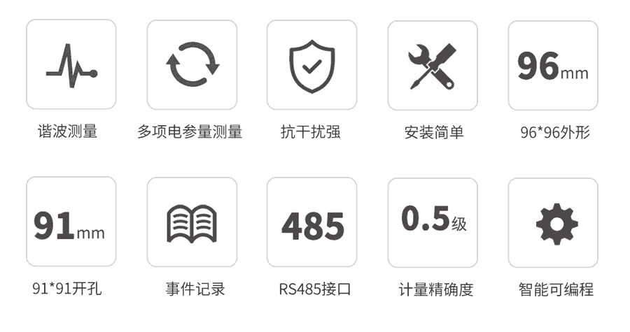 電網質量分(fèn)析儀(yí)特點