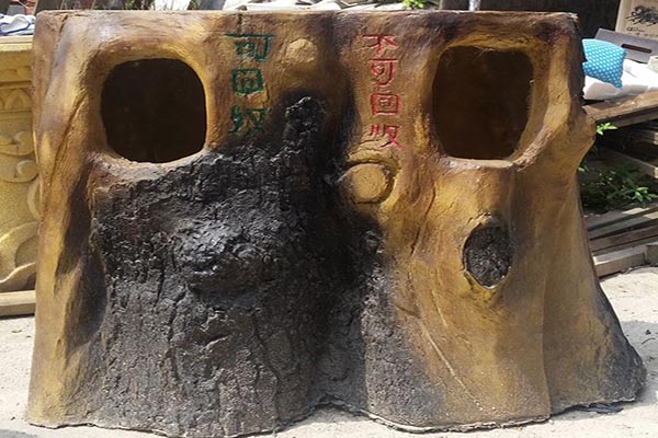 仿木垃圾（jī）桶