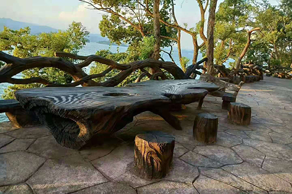 塑石桌（zhuō）凳（dèng）